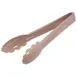 Carlisle 470906 Carly Tongs, 9" Beige Plastic, Dishwasher Safe, NSF, Made in USA 1 image