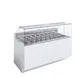 Ciam USA CIAM 6040 SQ8R4UP12GL18I 64" Gelato/Ice Cream Dipping Cabinet w/ Sneeze Guard 1 image