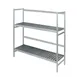 Fermod 2R38B57 Keg Rack w/ (2) Shelves, (4) Keg Capacity - 38"W X 18"D X 57"H 1 image