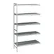 Fermod 5R31A83-CE Corner Expansion Kit, 5 Tier Gray Poly Shelves, 83×31×14 in 800 lb capacity, NSF‑Approved, -40°F‑140°F 1 image