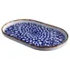 GET PA134I997706 Rustic Indigo China Tray, 13.9" x 8.5" Rectangular, 13" Long, 8" Short 1 image