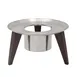 Spring USA SK-14503141 Skyra Wynwood Stand, 12-1/2" Dia. x 7-1/4" H, Steel, Wood-Finish Legs 1 image