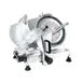 BakeMax BMMSM08 - Manual Feed Meat Slicer, 8" Blade, Belt Driven, Aluminum Body, 120V/60Hz 1A, ETL Certified 1 image