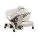 Omcan USA 13625 Meat Slicer – 11” Carbon Steel Blade, Belt-Driven Gravity Feed, Aluminum, .35 HP, 110V, NEMA 5-15P 4 image