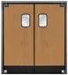 Curtron SPD-35-L-GK-DBL-4296 Service-Pro® Series 35 Double Swinging Door 1 image