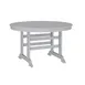 Flash Furniture LE-HMP-248-01-GRY-GG Colonel Adirondack Round HDPE Dining Table, 24-29" Diameter, 41"H, Gray Finish 1 image