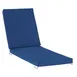 Flash Furniture LTS-CUSHION-3-NV-GG Lyra Outdoor Lounge Cushion, 3" Foam, Navy, UV-Coated Fabric, Piped Edges 1 image