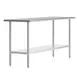 Flash Furniture NH-WT-2472-GG Reese Portable Prep & Work Table, 72" W X 24" D 1 image
