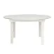 Flash Furniture XA-F-60-RD-WH-GG Hercules Series 60" Round Wood Top Dining Table with Foldable Legs 1 image
