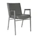 Flash Furniture XU-60154-GRY-VYL-GG Hercules Series 550 lb. Heavy Duty Stacking Chair, Gray Vinyl Upholstery, 18 Gauge Steel Frame 1 image