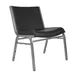 Flash Furniture XU-60555-BLK-VYL-GG Hercules Series Big & Tall Extra Wide Stacking Chair, 1000 lb, Vinyl Upholstery, Black 1 image