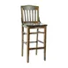 Flash Furniture XU-DG-W0006B-ANTCPR-GG Hercules Series Wood Back Restaurant Bar Stool, Antique Copper Finish Beechwood 1 image