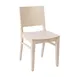 Flash Furniture XU-DG-W0305-ANTWHT-GG Naples Dining Chair, 500 lb, Solid Beechwood, Antique White Finish 1 image