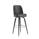 Flash Furniture XU-F-125-DKBRN-GG James Bar Stool, 500 lb, Mid-Back, Upholstered, Dark Brown 1 image