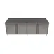BK Resources CST-3684H2 84" Cabinet Base Dual Access Hinged Doors Work Table 1 image