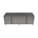 BK Resources CST-3684HL2 84" Cabinet Base Dual Access Hinged Doors Work Table with Locks 1 image