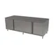 BK Resources CST-3684HL 84" Cabinet Base Hinged Doors Work Table with Lock 2 image