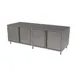 BK Resources CST-3696H2 96" Cabinet Base Dual Access Hinged Doors Work Table with (2) 4 Doors 2 image