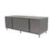 BK Resources CST-3696HL2 96" Cabinet Base Dual Access Hinged Doors Work Table w/ (2) 4 Doors & Locks 3 image