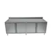 BK Resources CSTR5-3684HL 84" Work Table, Cabinet Base with Hinged Doors & Locks 1 image
