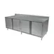 BK Resources CSTR5-3684HL 84" Work Table, Cabinet Base with Hinged Doors & Locks 2 image
