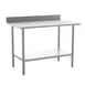 Flash Furniture NH-WT-3048-GG-B4-GG 40" Open Base Work Table with Undershelf, 4" Backsplash 1 image