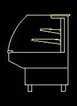 Oscartek CLASSIC GNG 1500 59" Self Serve Air Screen Refrigeration Merchandiser/Showcase/Display 3 image