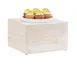 Cal-Mil 22420-6-113 Riser, 12"W x 12"D x 6"H, Cube, White-Washed Pine Wood, Square Shape, 1 Step 1 image