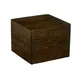 Cal-Mil 22420-9-112 Heritage Square Riser, 12x12x9in, Brown Wood 1 image