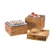Cal-Mil 432-3-99 Madera Display Tray/Riser, 12"W X 12"D X 3.25"H, Cube, Rustic Pine 1 image