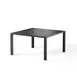 emuamericas E1038 Quadro 55" Square Outdoor Restaurant Table, Steel Top, Steel Legs, E-Coated, PVC Foot Caps 1 image
