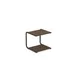 emuamericas E196 Square Outdoor Table, 17.5x18x17H, Aluminum Top, Aluminum Frame, e-Coated Steel 1 image