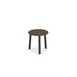 emuamericas E508 Round Outdoor Table, 15.5 Dia., Aluminum Top, Tubular Frame, Powder Coated 1 image