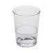 GET PK/BB-RNW-12-CL Stackable Mixing Glass, 12 Oz., 3.25" Dia. × 4.16" H, Tritan - Dozen 1 image