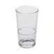 GET PK/BB-RNW-16-CL - Mixing Glass 16 oz, 3.25" Dia x 5.44" H, Tritan Red/White - 1 Dozen 1 image