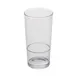 GET PK/BB-RNW-20-CL - Stackable 20 oz Mixing Glass, 3.25" Dia x 6.5" H, Tritan Red, 1 Dozen 1 image