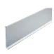 New Age 9787C Cove Baseboard, 96"W X 5"H, Aluminum, Nsf, 1 image
