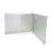 New Age 9789C Cove Baseboard, Inside Corner, 5"W X 5"H, Aluminum, (2 Pieces) 1 image