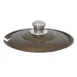 Spring USA 375-61/6BC Soup Tureen Cover Notched 9-7/8" Dia 6 Qt Stainless Steel Bronze Chrome Accents 1 image