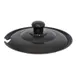 Spring USA 375-61/6TB Tureen Cover, Notched 9‑7/8" Dia., 6‑Qt, Steel with Black Pearl 1 image