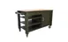 Spring USA ASFT6028 AireServe Mobile Frost Top Serving Cart, 60x28x36, Char Walnut Laminate, 0-30°F, 110V 1 image