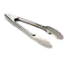 TableCraft 2774 Utility Tongs - 9½" Stainless Steel, Silver Non‑Coated Handle, Dishwasher Safe, 1.2mm 1 image