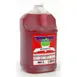Winco 72006CS Benchmark Snow Cone Syrup, 1 Gallon, Strawberry Flavor - 4/Case 1 image