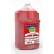Winco 72008CS Benchmark Snow Cone Syrup, 1 Gallon Bubble Gum Flavor, Food-Grade Liquid - 4/Case 1 image