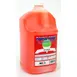 Winco 72011CS Benchmark Snow Cone Syrup, 1 Gallon, Orange Flavor - 4/Case 1 image