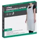 Winco BADP-2846 Disposable Bib Apron, 46" X 28”, Waterproof, Plastic - 100/Box 1 image