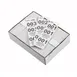 Winco CCK-5WT Coat Check, White - 500/Box 1 image