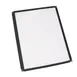 Winco PMC-14K Menu Cover, Single, Overall 9-3/8" X 14-7/8", Holds 8-1/2" X 14" Paper 1 image