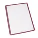 Winco PMC-14U Menu Cover, Single, Overall 9-3/8" X 14-7/8", Holds 8-1/2" X 14" Paper 1 image