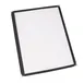 Winco PMC-9K Menu Cover, Single, Overall 9-3/8" X 12-1/8", Holds 8-1/4" X 11-1/4" Paper 1 image